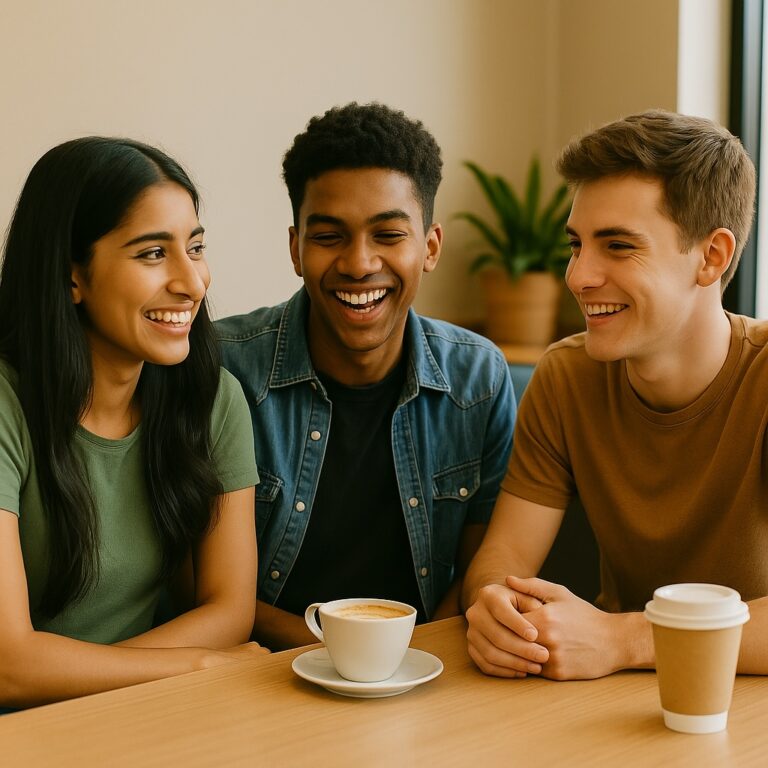 Young adults building friendships and social skills through mentoring